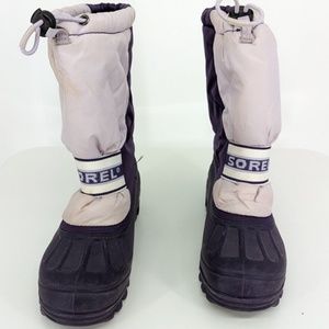 Sorel Kids Girls Cub Cold Heavy Snow Boots w/Felt Liners Size 5